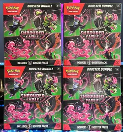 Pokemon TCG Shrouded Fable Booster Bundle Lot 4x SEALED - Image 1
