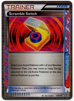Pokemon - Plasma Storm Holo Scramble Switch 129/135 LP+ - Image 1