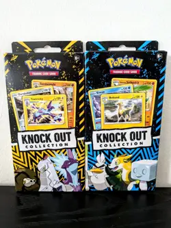 Pokemon 2X KNOCK OUT COLLECTION Chilling Reign Vivid Voltage Bustine + Promo Eng - Image 1