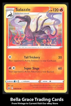 Salazzle #028/159 Crown Zenith Pokemon Uncommon - Image 1