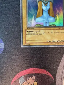 2002 YUGIOH 1ST Edition LOB-062 MYSTICAL ELF SUPER RARE Glossy NA 066💎NM +💎 - Image 4