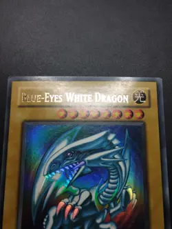 YUGIOH 2002 | BLUE-EYES W. DRAGON | SDK-E001 | OLD PRINT | VG - EXCELLENT (MP) - Image 4