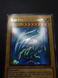 YUGIOH 2002 | BLUE-EYES W. DRAGON | SDK-E001 | OLD PRINT | VG - EXCELLENT (MP) - Image 5