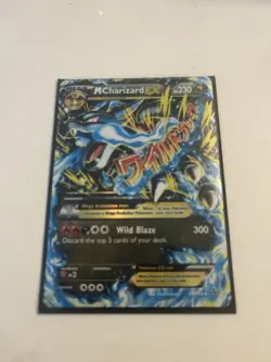 2014 Pokemon TCG Mega M Charizard EX 69/106 XY Flashfire Ultra Rare Card - Image 2