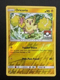 Oricorio Pokemon League 046/145 League Championship Cards Reverse Holo Pokemon - Image 1