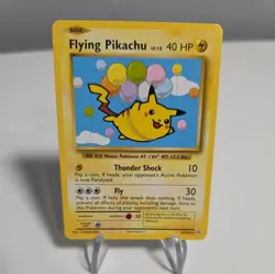 Pokemon Pikachu Card Flying 110/108 XY Evolutions Secret Rare - Image 1