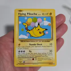 Pokemon Pikachu Card Flying 110/108 XY Evolutions Secret Rare - Image 2