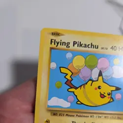 Pokemon Pikachu Card Flying 110/108 XY Evolutions Secret Rare - Image 3