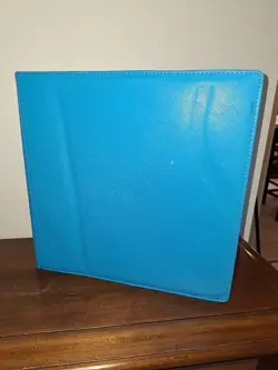 Dex Protection- 12 pocket CARD BINDER -LT BLUE- MTG * Pokemon - Image 1