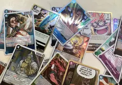 One Piece Card Game Lot Of 33 Rares Pack Fresh .. OP08, OP11, OP12 - Image 2