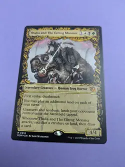 MTG: Magic The Gathering: MoM: Thalia & The Gitrog Monster- Mythic- NM - Image 1