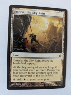 Emeria, the Sky Ruin Zendikar MTG NM Free shipping with tracking - Image 1