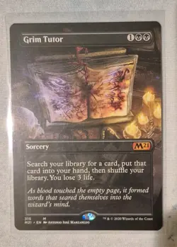 Grim Tutor (Alternate Art) Core Set 2021 Regular - Image 1