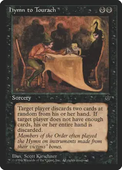 Hymn to Tourach KIRSCHNER 1x MtG Fallen Empires FEM SP/NM - Image 1
