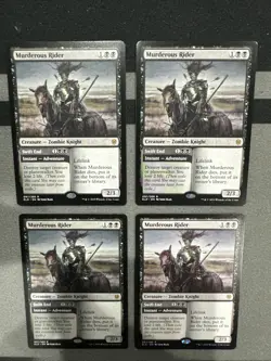 Murderous Rider X4 Throne Of Eldraine Mtg Lot Nm Near Mint - Image 1