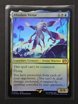 MTG Final Fantasy Absolute Virtue M 212 Foil - Image 1