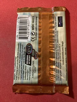 1999 MTG Magic the Gathering Urza's Legacy Booster Pack New / Sealed 742818160216 - Image 2