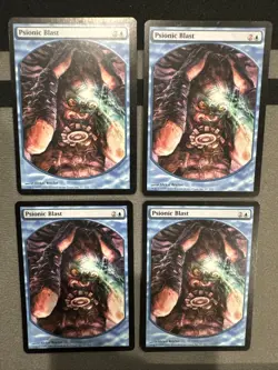 Psionic Blast X4 Textless Player Rewards, Medium Play Mtg - Image 1