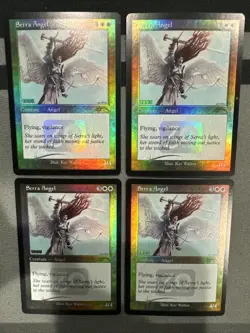 Serra Angel X4 30th Anniversary Promo NM FOIL MTG Magic - Image 1