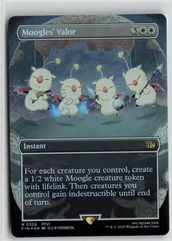Moogles' Valor (Borderless) R FINAL FANTASY 326 NM - Image 1