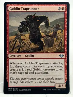 Goblin Traprunner NM/M* Modern Horizons 2 ENGLISH 130/303 mtg -UnltdCards - Image 1