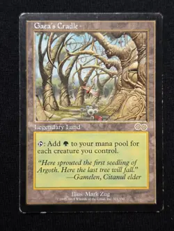 Gaea's Cradle Urza's Saga Regular MTG Magic The Gathering Legendary Land - Image 1