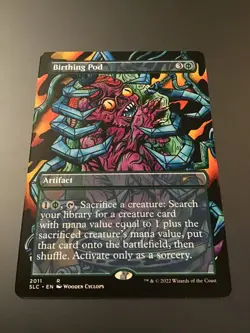 MTG Secret Lair #2011 Birthing Pod Borderless NM - Image 1