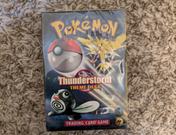 FACTORY SEALED Vintage Pokemon Thunderstorm Gift box TCG theme deck MINT, RARE - Image 1