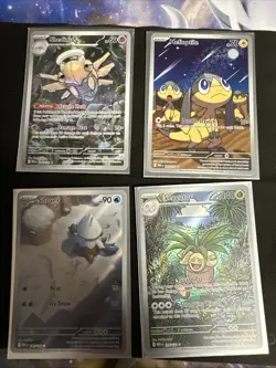 mega evolution pokemon IRs Lot Of 4: Exeggutor, Snover, Shedinja And helioptile - Image 1
