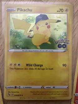 Pikachu 028/078 Holo Rare Pokemon Go NM 2022 28 - Image 2