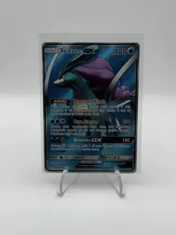 Pokemon TCG Suicune GX (Full Art) 200/214 Sm-Lost Thunder Holo MINT - Image 1