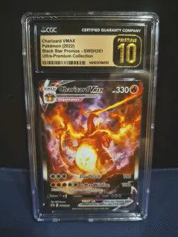 Pokemon Charizard VMAX Ultra-Premium Coll. Alt Art Promo SWSH261 CGC Pristine 10 - Image 1