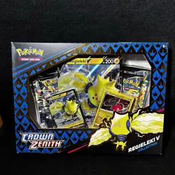 Pokemon TCG Crown Zenith Regieleki V Collection Sealed Box - Image 4