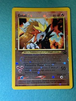 Pokemon TCG Entei Wizards Black Star Promos 34 Holo Promo Promo 🌀 - Image 1