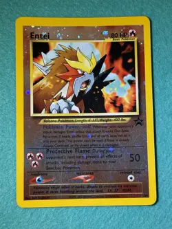 Pokemon TCG Entei Wizards Black Star Promos 34 Holo Promo Promo 🌀 - Image 2
