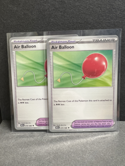 Air Balloon Trainer 079/086 x2 Sv: Black Bolt Pokemon TCG - Image 1