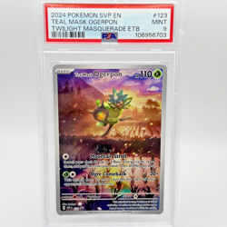 Pokemon - Twilight Masquerade - ETB TEAL MASK OGERPON 123 / PSA 9 - Image 1