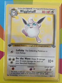 Pokemon TCG Wigglytuff Jungle, 32/64 1st Edition Never Played Near Mint - Image 1