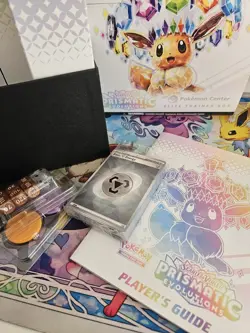 Pokemon Center TCG Elite Trainer Box EMPTY ETB Prismatic Evolutions + Extras - Image 2