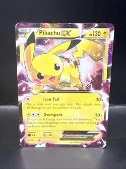 Pokemon Pikachu EX XY84 Holo Pendant XY Promos Pokemon - Image 3