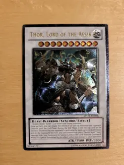 Thor, Lord of the Aesir STOR-EN038 Unlimited Ultimate Rare NM - Image 1