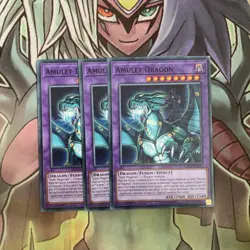 LEDD-ENA35 x3 Amulet Dragon Common Excellent Condition Yugioh - Image 1