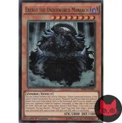 Yugioh Erebus the Underworld Monarch SR01-EN001 Ultra Rare 1st Edition NM - Image 1