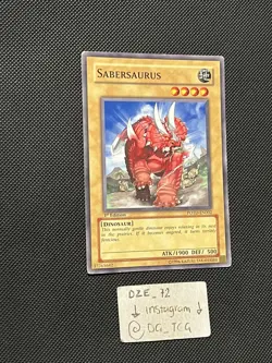 Yugioh - Sabersaurus - POTD-EN002 - 1st Edition - Common - MP - Image 3