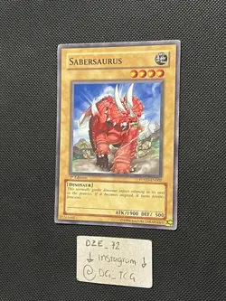 Yugioh - Sabersaurus - POTD-EN002 - 1st Edition - Common - MP - Image 4