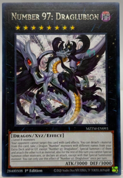 Yugioh - Number 97: Draglubion - MZTM-EN093 - Rare - NM/M - Image 1