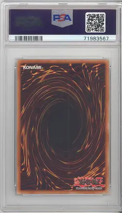 PSA 9 - Yu-Gi-Oh Card - LOB-020 - DARK KING OF THE ABYSS *1st Edition* - MINT - Image 2