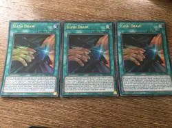BLRR-EN020 x3 SLASH DRAW Ultra Rare 1st Edition YuGiOh Cards PLAYSET - Image 1
