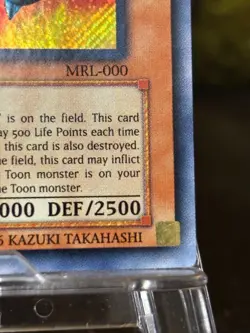 Yugioh! Blue Eyes Toon Dragon Secret Rare MRL-000 1st Edition NM VINTAGE - Image 4