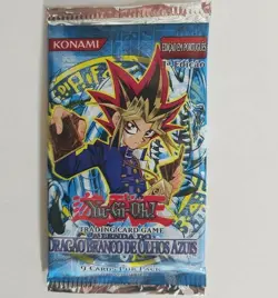 Konami YuGiOh 1st Edition Legend of Blue Eyes 1x Booster Pack Portuguese Fresh - Image 4